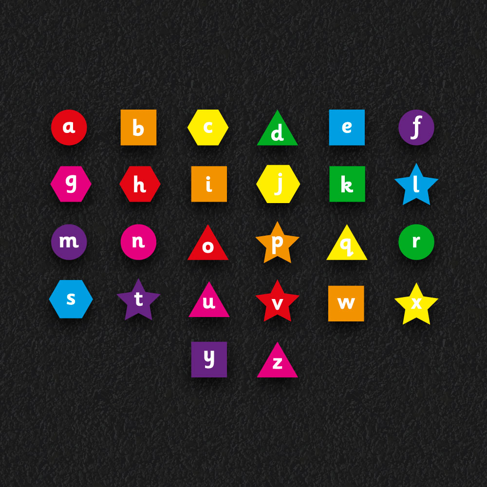 Alpha Shapes thermoplastic playground marking