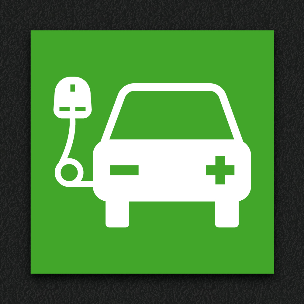 EV Bay Logo 4 thermoplastic playground marking