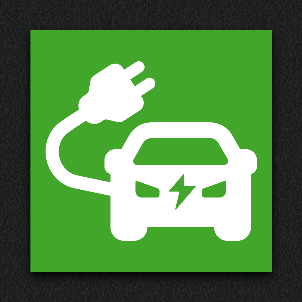 EV Bay Logo 6 thermoplastic playground marking