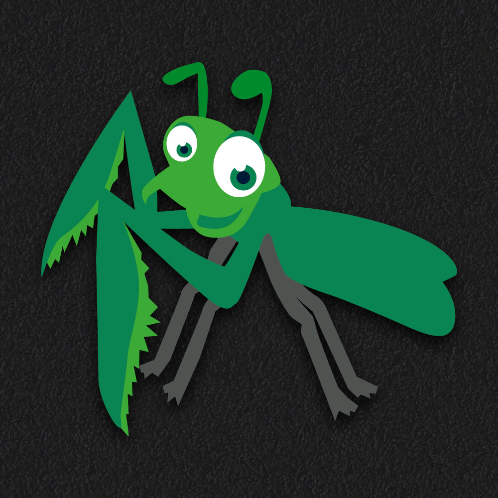 Insect 3 thermoplastic playground marking