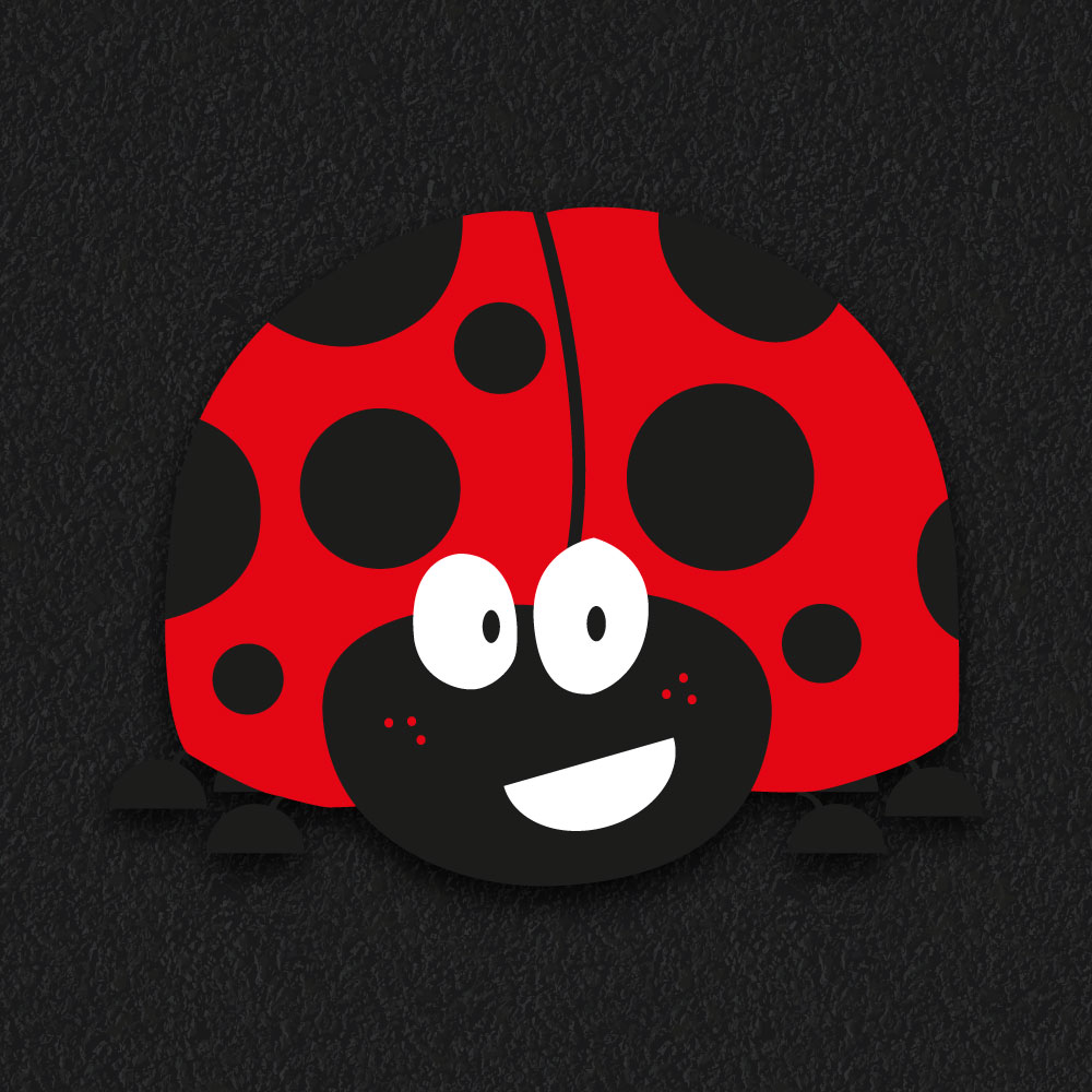 Ladybird thermoplastic playground marking