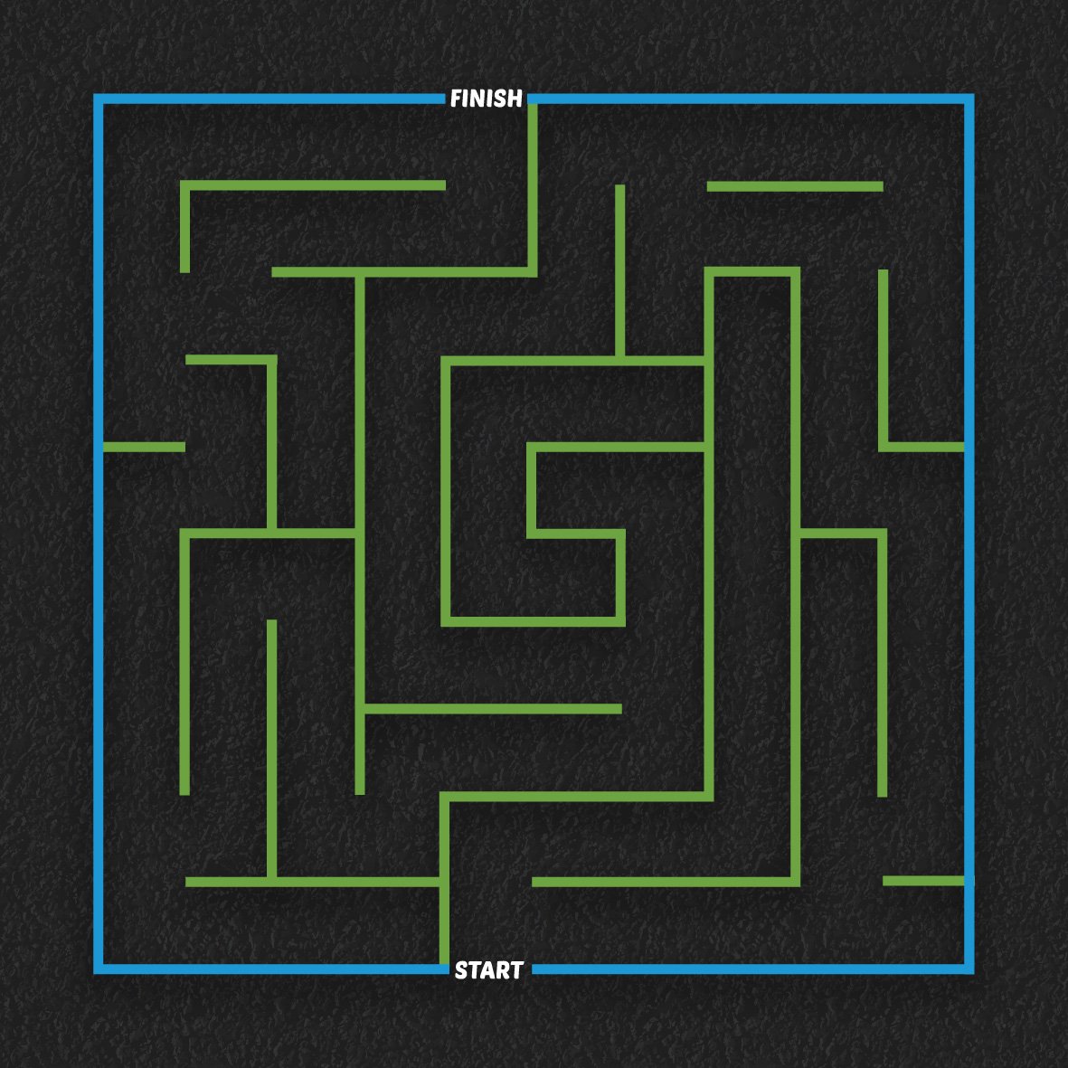 Square Maze thermoplastic playground marking