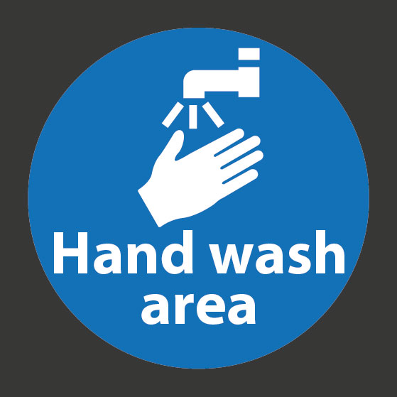 Hand-Wash Area playground marking thermoplastic playground marking