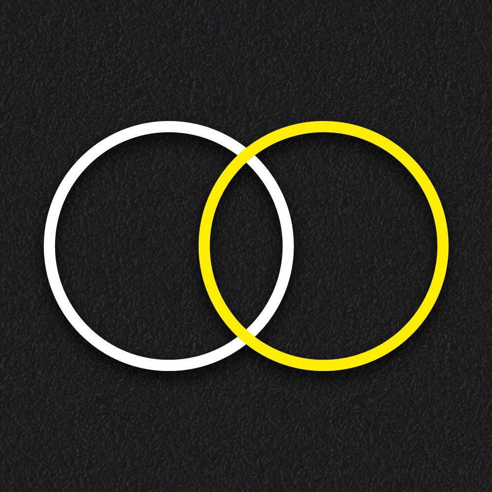 Venn Diagram thermoplastic playground marking